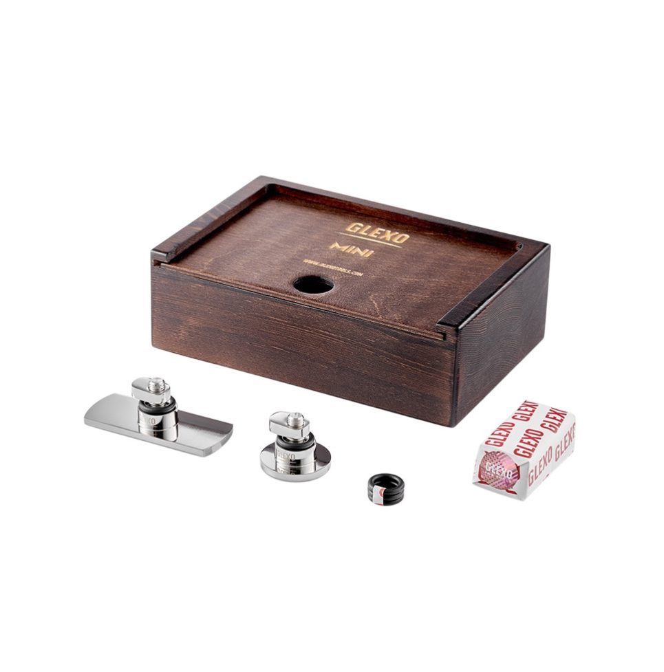 Glexo cold glue PDR Mini Set with 2 metal tabs for paintless dent repair