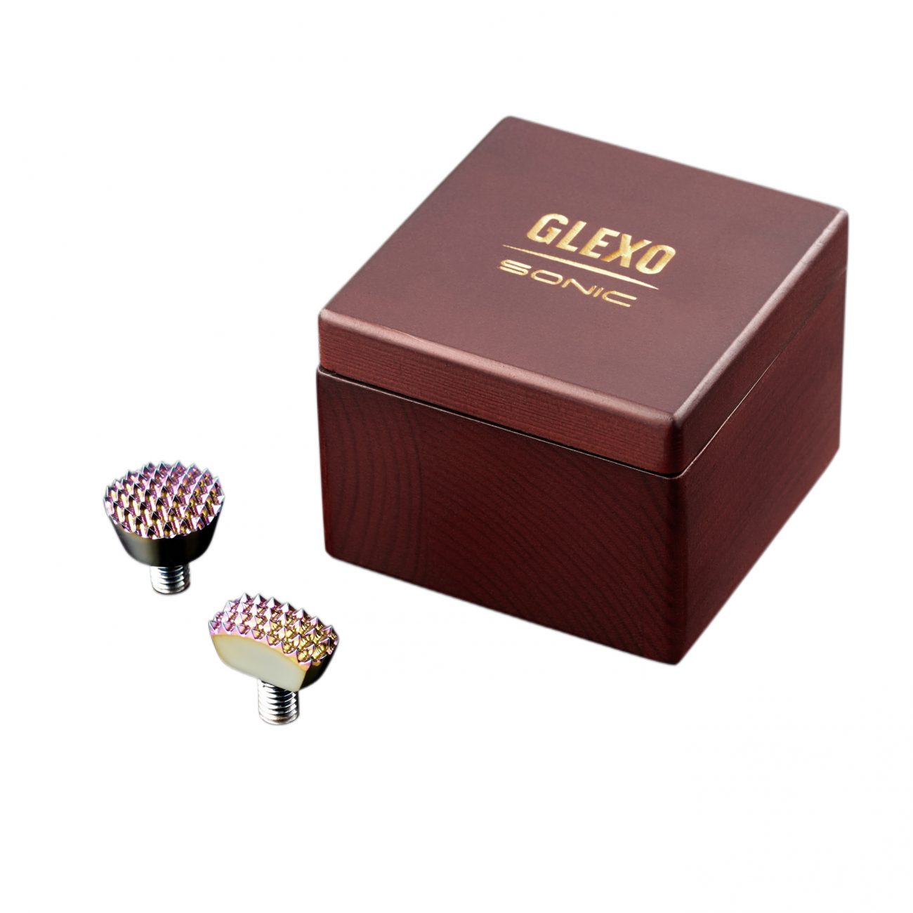 Glexo Sonic Soft tips in wooden box for professional PDR repair