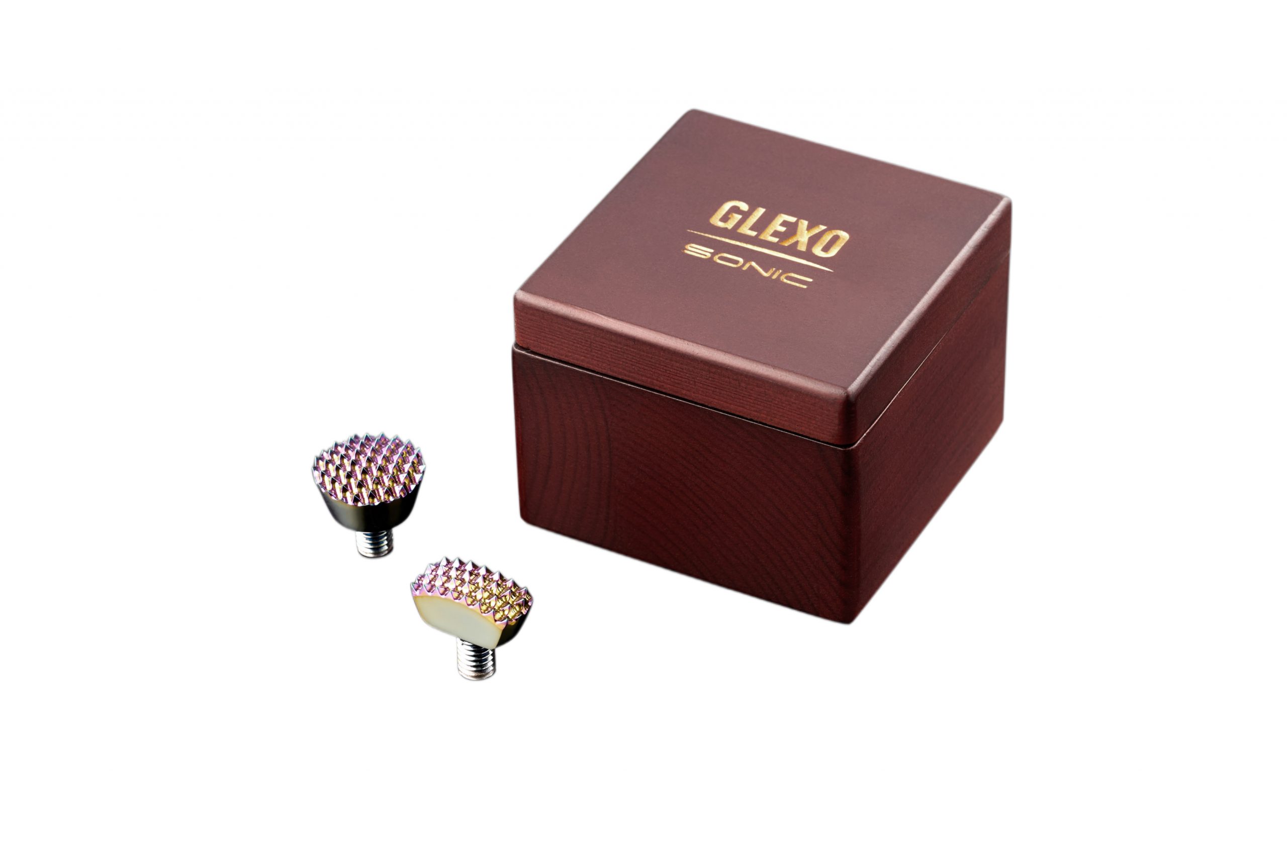Glexo Sonic Soft tips in wooden box for professional PDR repair