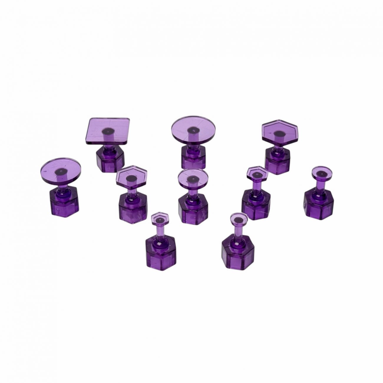 PDR glue tabs for paintless dent repair