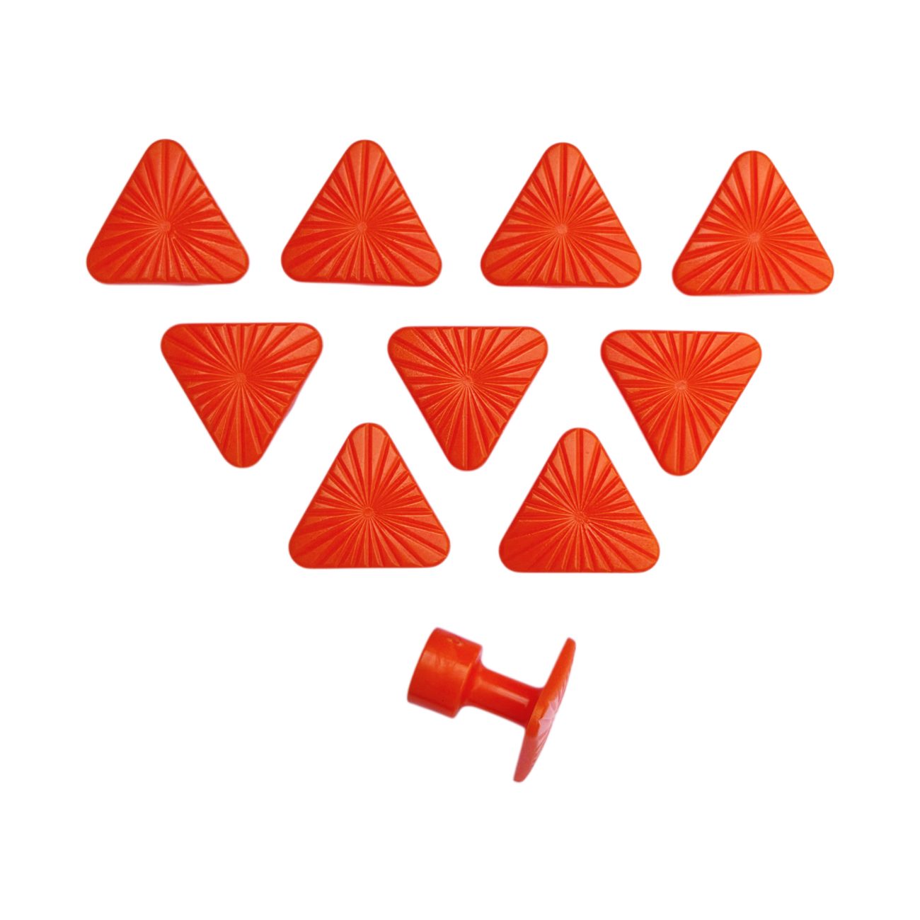 Sergio Pillon Textured Triangle PDR Glue Tabs 28mm
